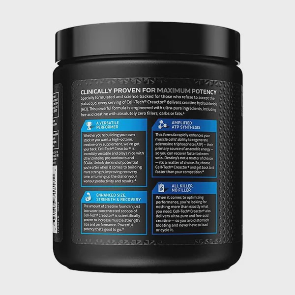 کراتین سل تک کریکتور ماسل تک 274 گرم MuscleTech Cell-Tech Creactor