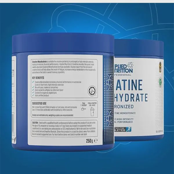 کراتین مونوهیدرات اپلاید نوتریشن بدون طعم 250گرم Applied Nutrition Creatine Monohydrate Micronized