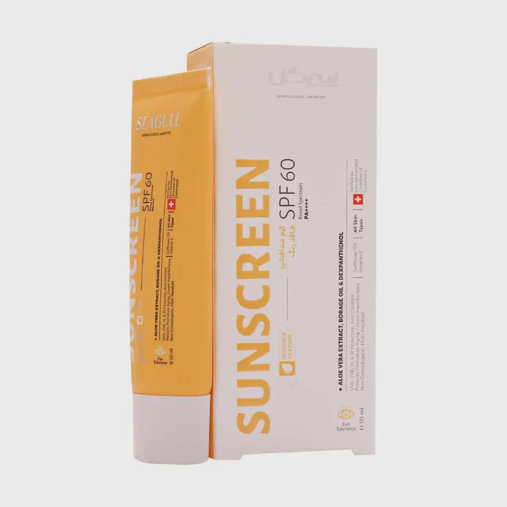 کرم ضد آفتاب سی گل SPF60 فاقد چربی 50 میلی لیتر