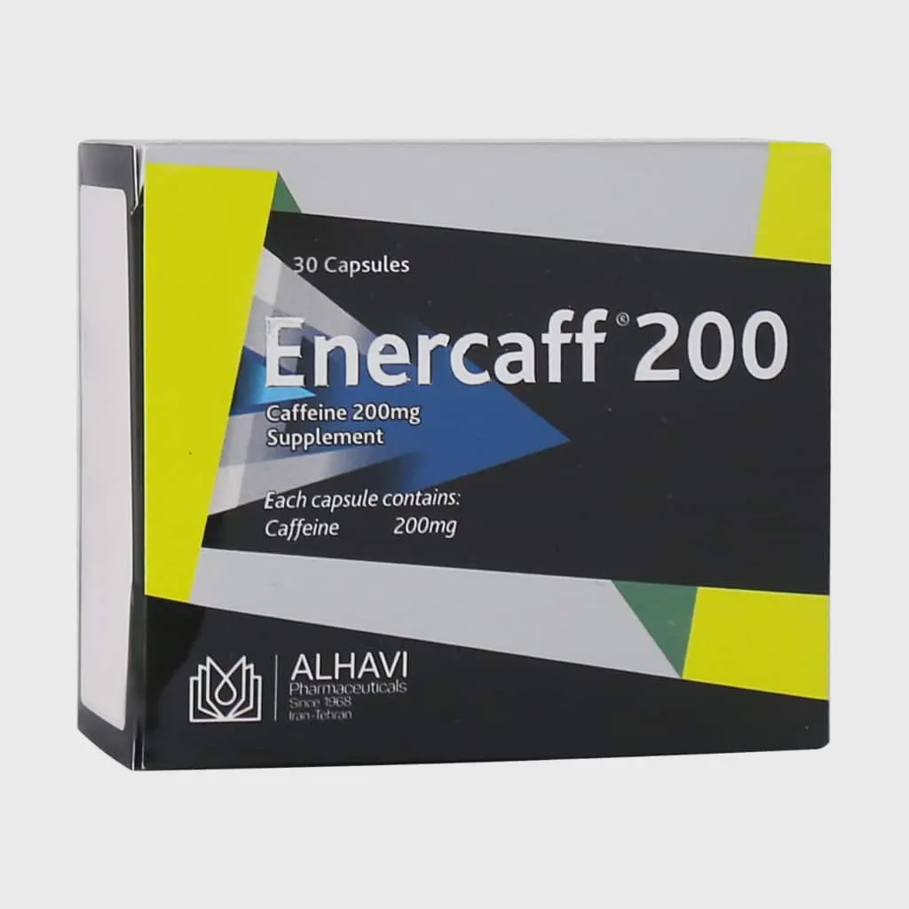 کافئین انرکاف 200 میلی گرم الحاوی 30 عدد