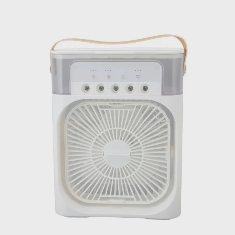 پنکه رومیزی مه پاش مدل Air Cooler Fan با 5 نازل مه پاش و تایمر خاموشی(سایز بزرگ)