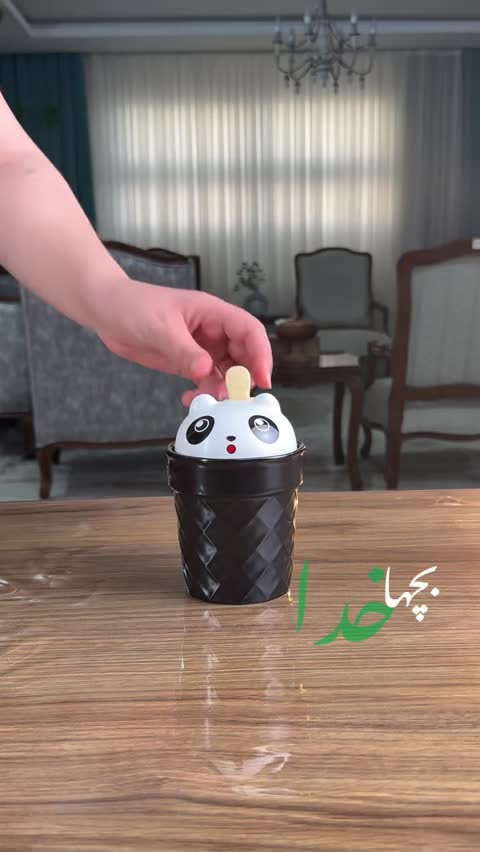 ماگ سرامیکی بستنی طرح پاندا