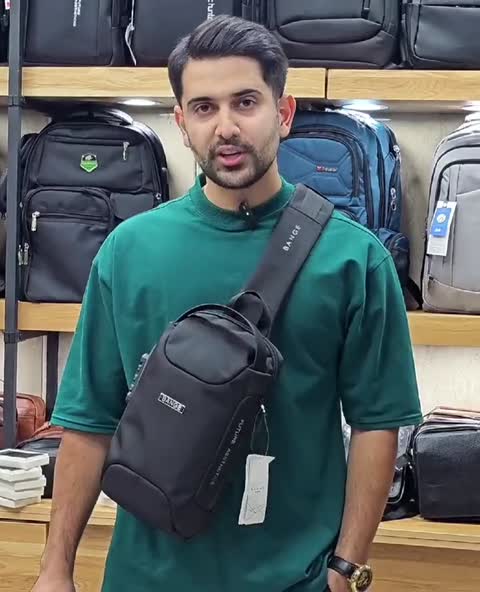 بادی بگ دستهدار رمزدار بنج BANGE ضد آب مشکی