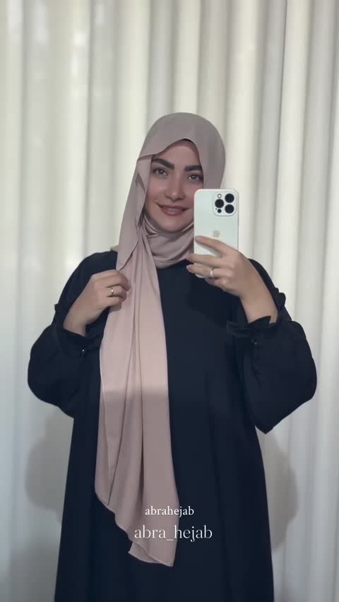 شال کرپ حریر گلبهی