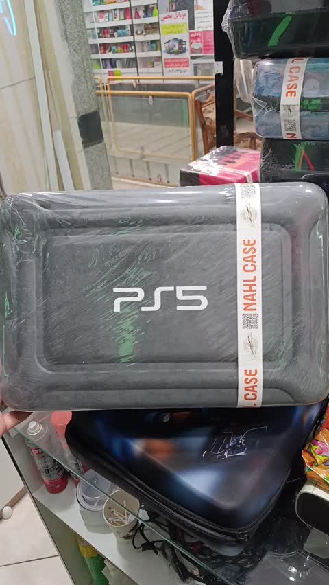 کیف کنسول بازی PS5 طوسی برند گارانتی دار نحل
