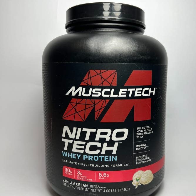 وی پروتئین نیتروتک 1.8 kg ماسل اورجینال تاریخ بلند Whey Nitrotech