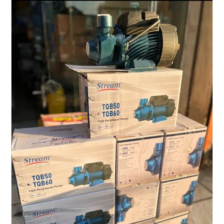 پمپ آب نیم اسب استریم مدل TQB60E ظرفیت نیم اسب یکسال گارانتی شرکتی 