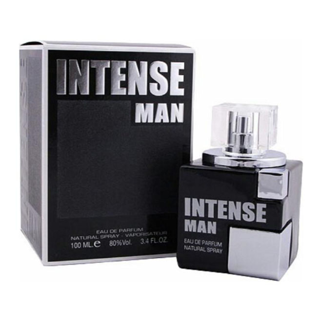 عطر ادکلن اینتنس من فراگرنس ورد مدل Intense Man حجم 100 میلی لیتر fragrance world