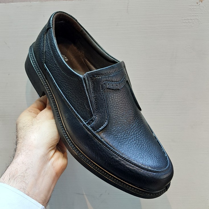 کفش مردانه چرم طبیعی گاوی طبی اصل تولید سلطانی تبریز مخصوص کمر زانو برای ایستادن پیاده روی روزمره ارسال از مسترشوز