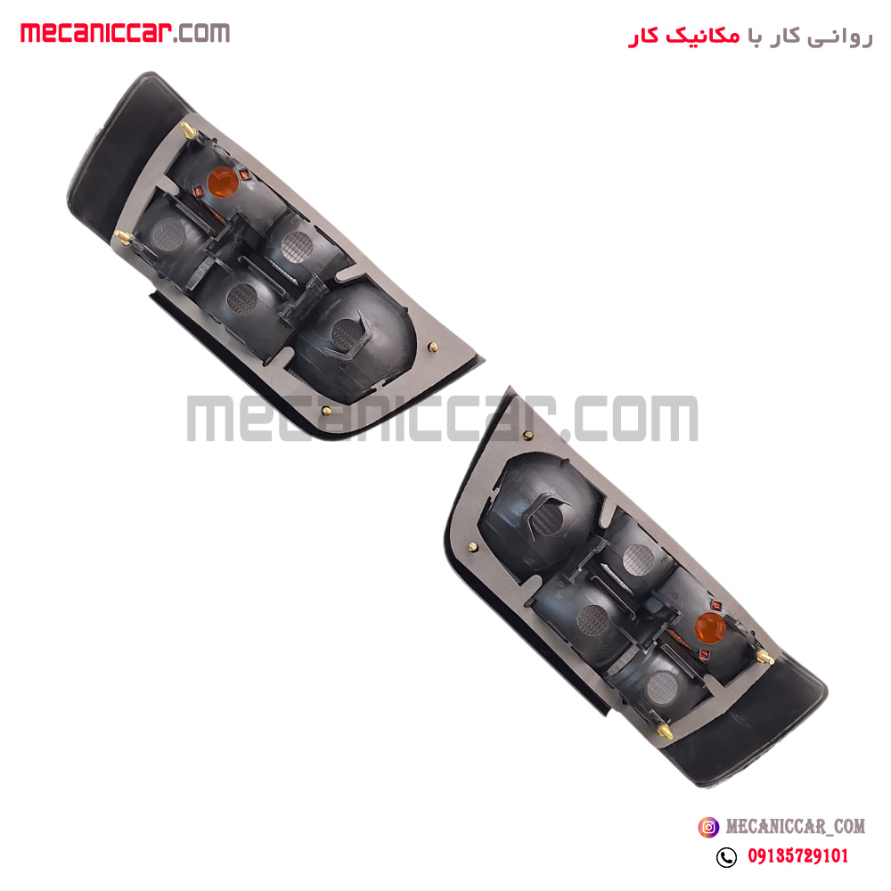 چراغ خطر تمام سفید برفی پژو 405 اسکو