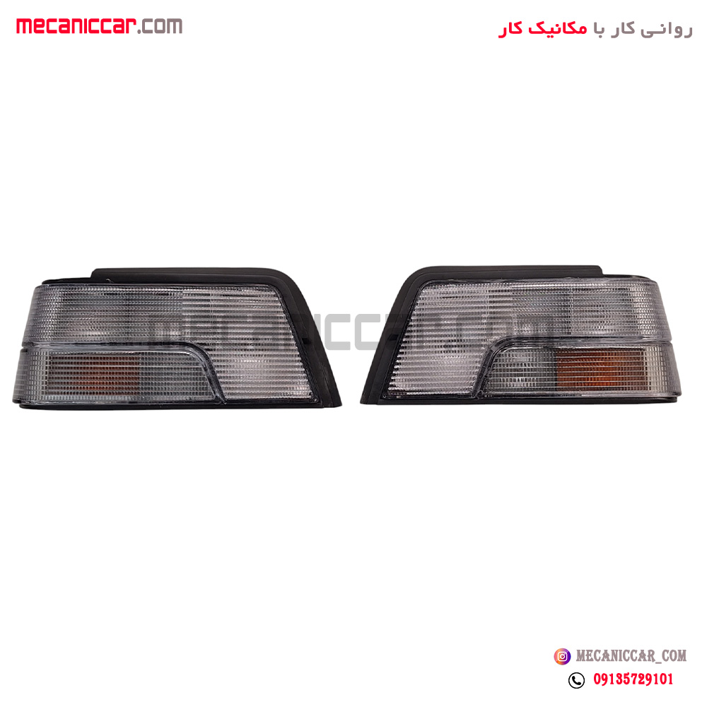 چراغ خطر تمام سفید برفی پژو 405 اسکو