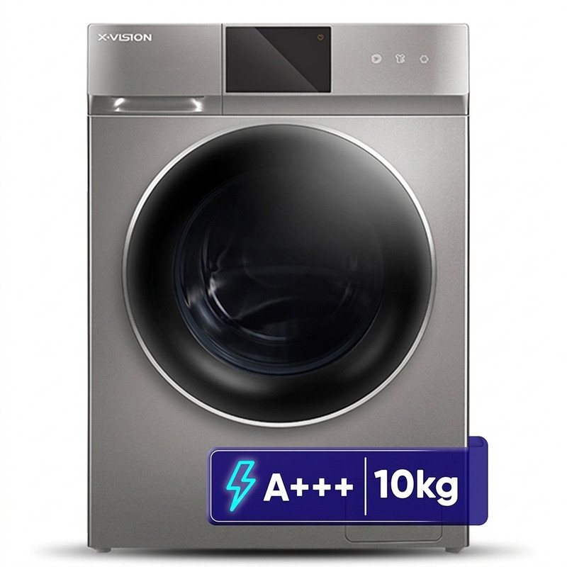 ماشین لباسشویی 10 کیلوگرم اتوماتیک ایکس ویژن مدل TX102-AWDASD