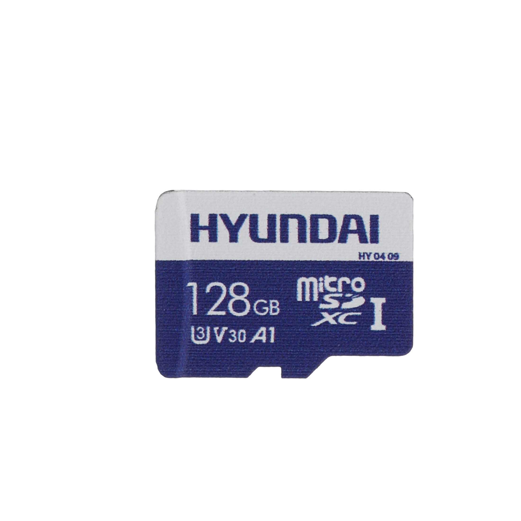 کارت حافظه MICROSD XC هیوندای کلاس 10 استاندارد UHS-I U3 A1-V30 سرعت 100MBps ظرفیت 128 گیگابایت