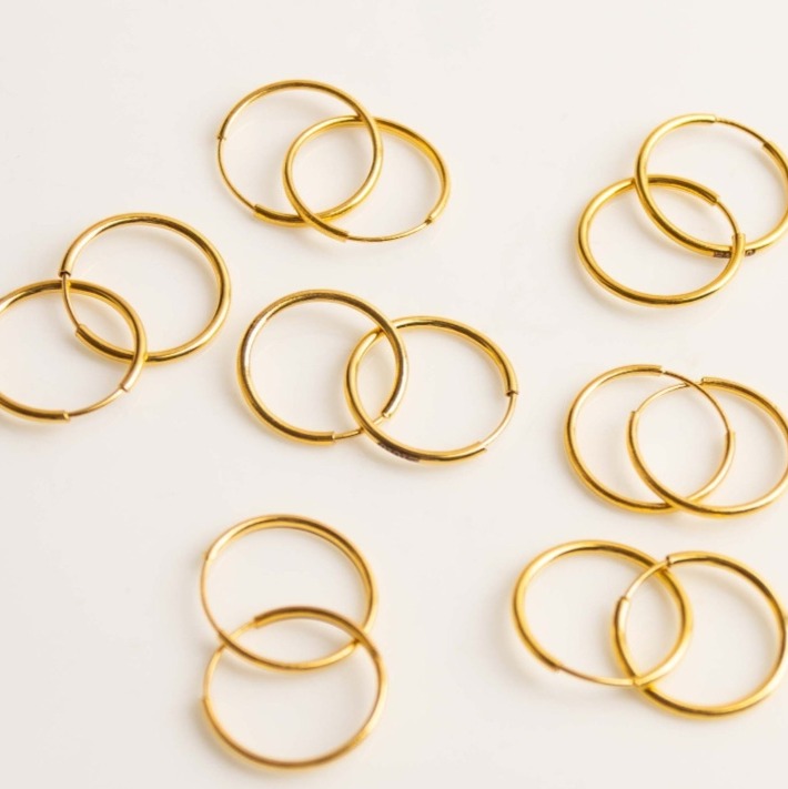 گوشواره حلقه ای ساده