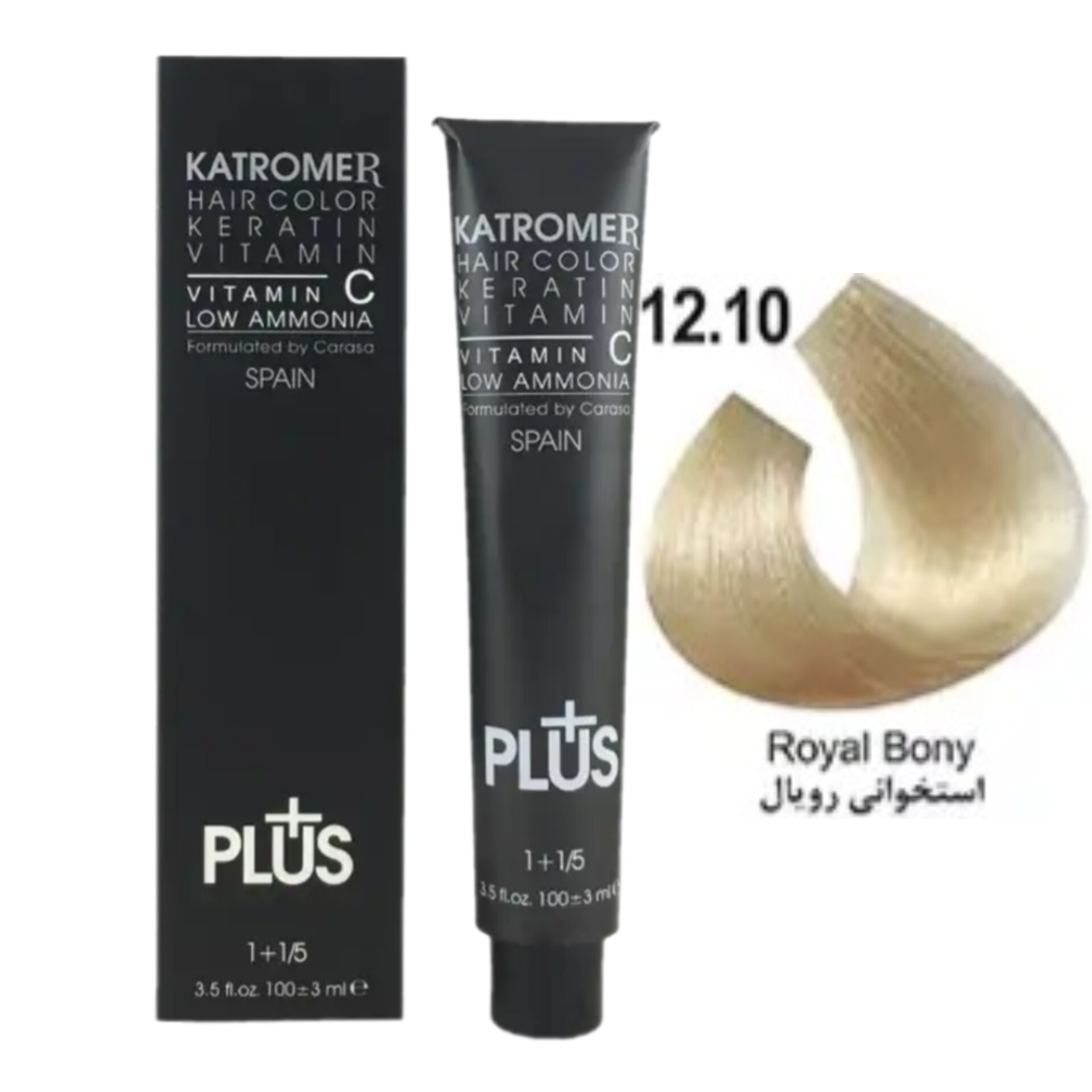 رنگ مو کاترومر 12.10 استخوانی رویال