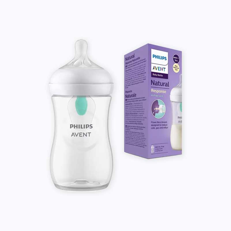 شیشه شیر اونت مدل سوپاپ دار ظرفیت 260 میل