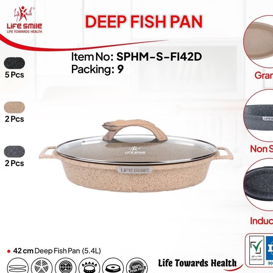 ماهی تابه لایف اسمایل مدل SPHM-S-F142D