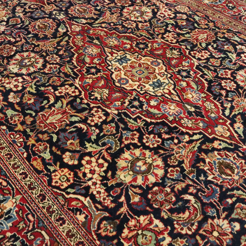 قالیچه دستبافت آنتیک کاشان (134×230) سانتیمتر