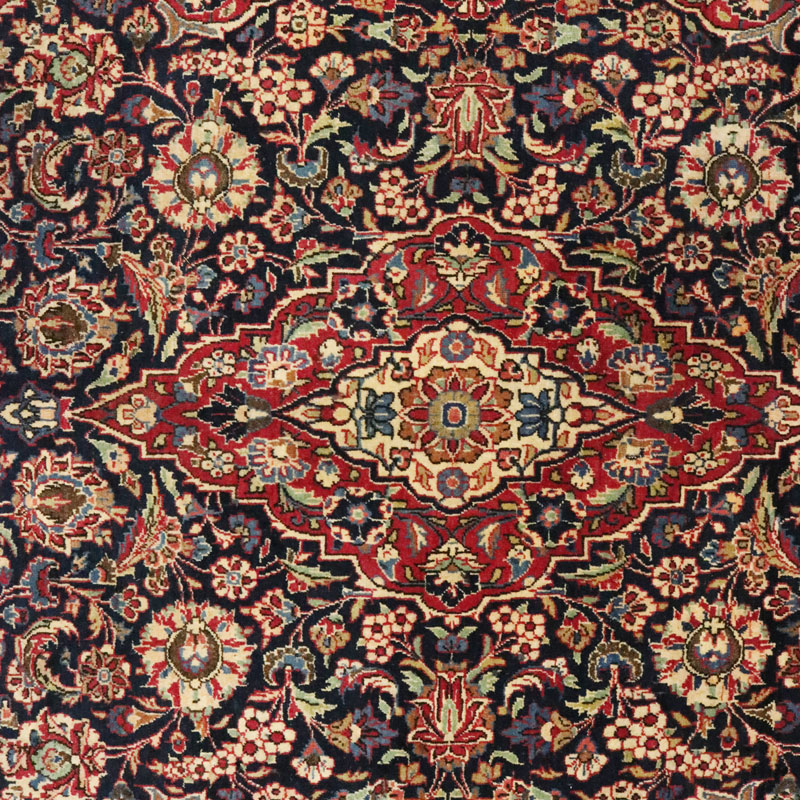 قالیچه دستبافت آنتیک کاشان (134×230) سانتیمتر