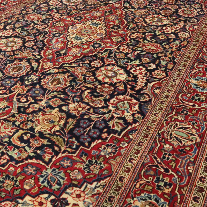 قالیچه دستبافت آنتیک کاشان (134×230) سانتیمتر