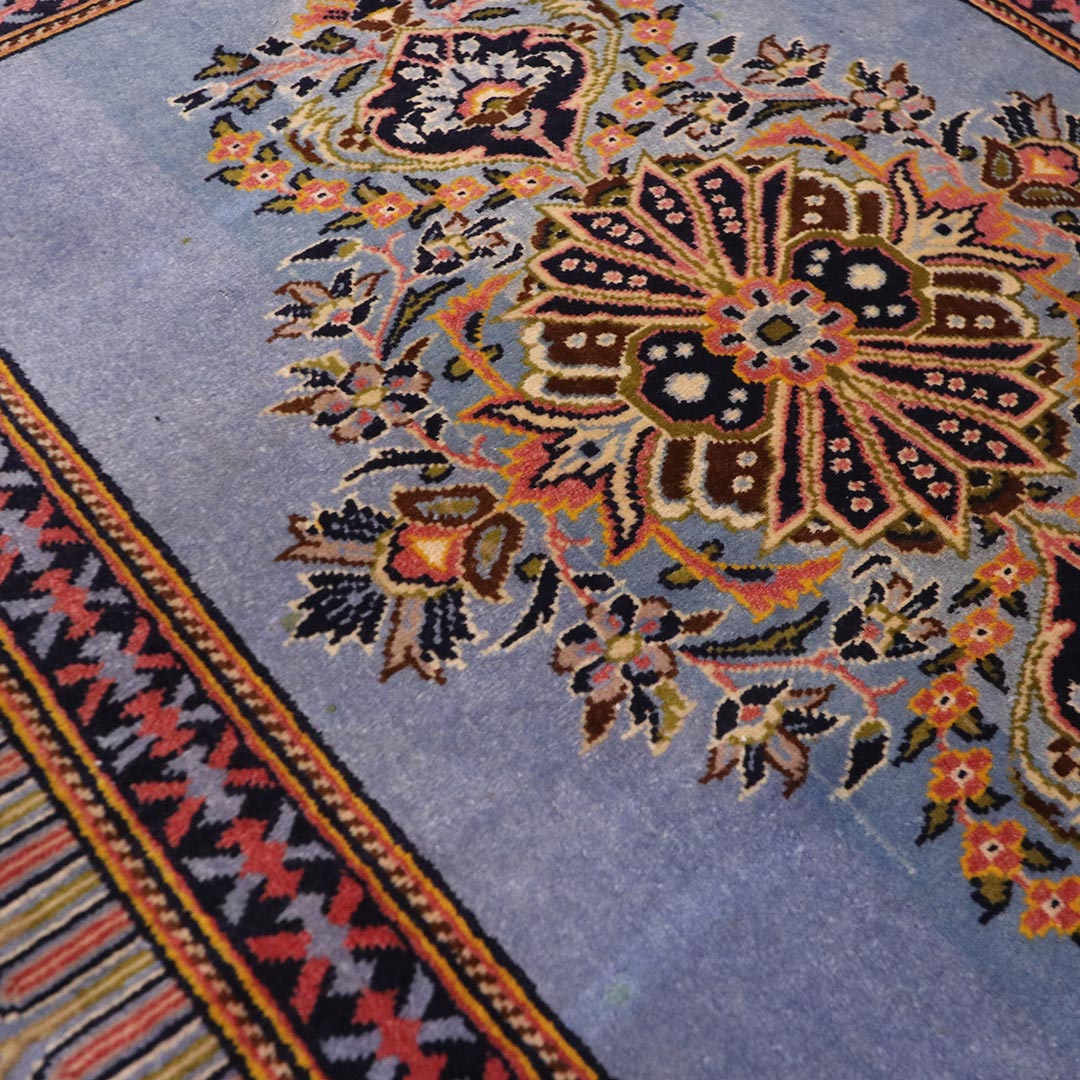 فرش دستبافت پشتی کاشان(72×88)سانتیمتر