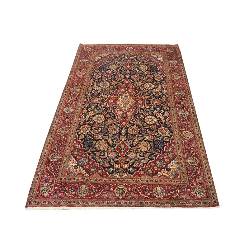 قالیچه دستبافت آنتیک کاشان (134×230) سانتیمتر