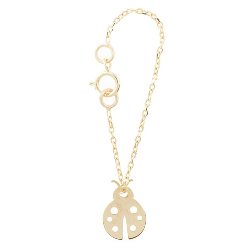 اقساطی آویز ساعت طلا 18 عیار زنانه طرح کفشدوزک کد SG504