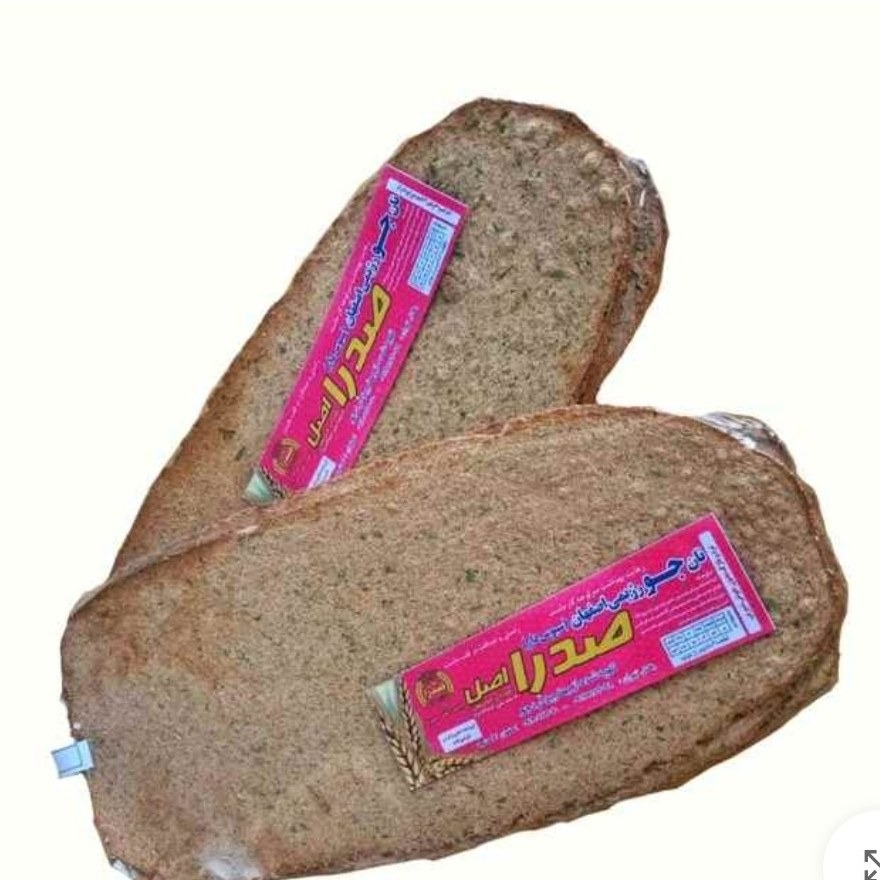 نان جو رژیمی و خشک صدرا اصفهان، 5 عددی و ترد، 45 سانت، 340 گرم