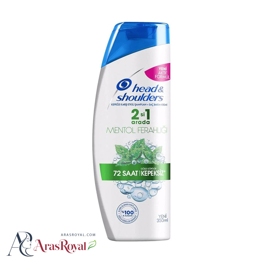 شامپو هد اند شولدرز نعنا head & shoulders ضد شوره و خنک کننده سر 350 میل