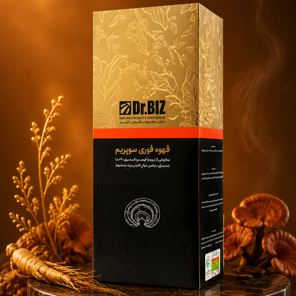 قهوه سوپریم با قارچ گانودرما 20 عددی