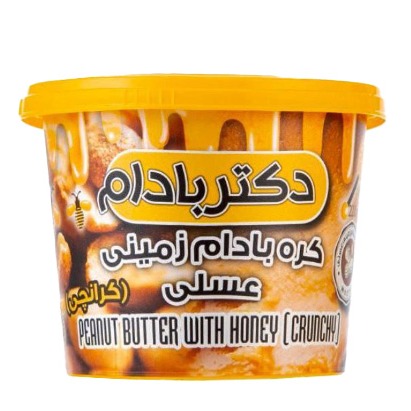 کره بادام زمینی عسلی کرانچی