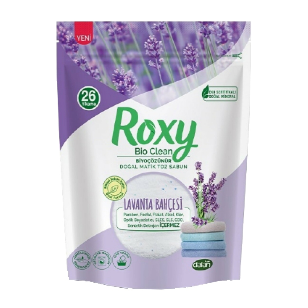 پودر صابون Roxy مدل Lavanta رایحه اسطوخودوس وزن 800 گرم مدل 1