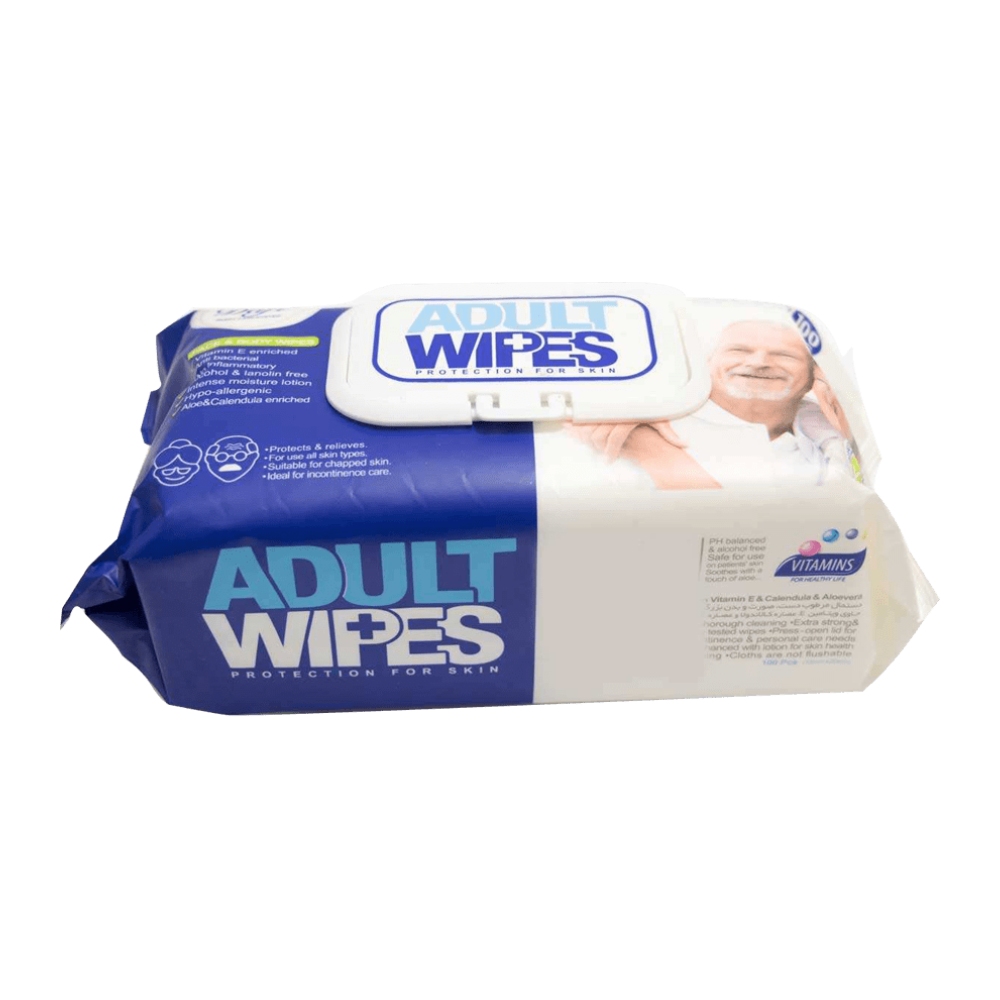 دستمال مرطوب دافی Dafi مدل Adult Wet Wipes مناسب بزرگسالان بسته 100 عددی مدل 1