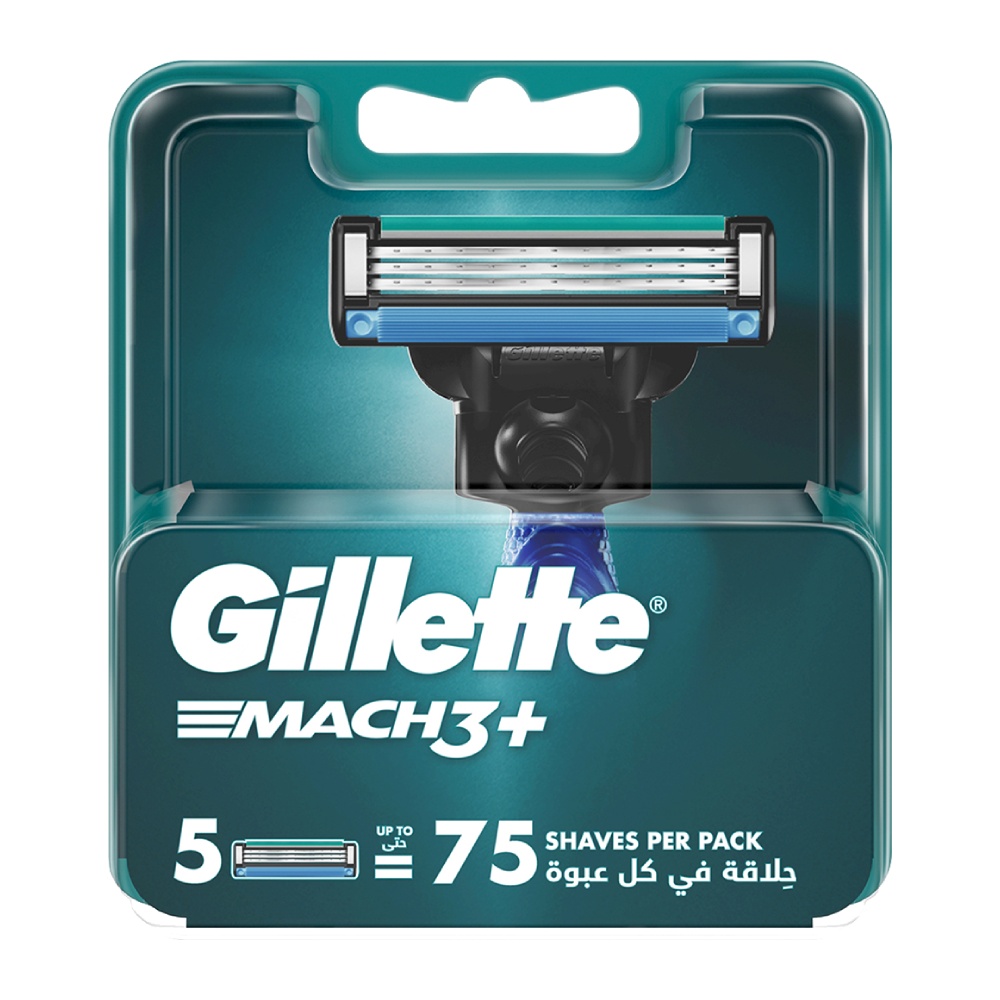 تیغ یدک ژیلت Gillette مدل Mach3 تیغه سه لبه بسته 5 عددی