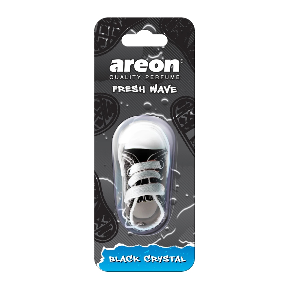 خوشبو کننده آویزی اتوموبیل Areon سری Fresh Wave مدل Black Crystal وزن 20 گرم مدل 1
