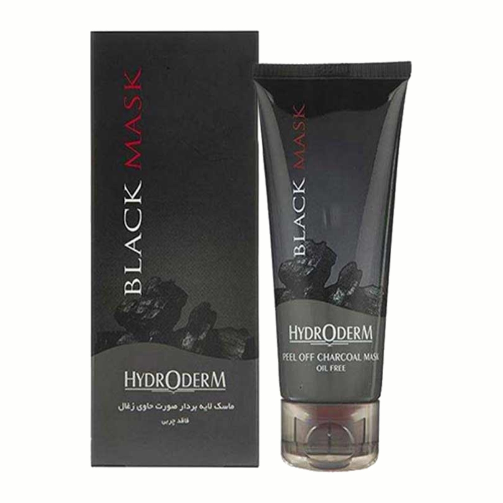 ماسک لایه بردار صورت هیدرودرم Hydroderm مدل Black Mask حجم 150 میل مدل 1