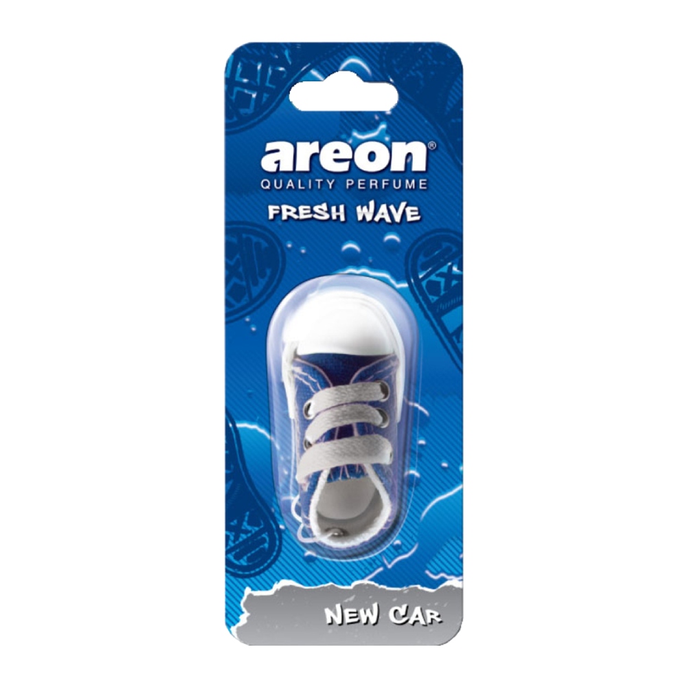 خوشبو کننده آویزی اتوموبیل Areon سری Fresh Wave مدل New Car رایحه ماشین نو وزن 20 گرم مدل 1