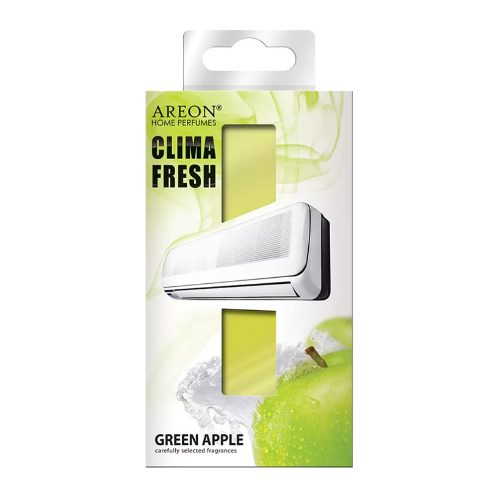 خوشبو کننده کولر گازی و تهویه هوا آرئون Areon مدل Green Apple رایحه سیب سبز بسته 1 عددی مدل 1