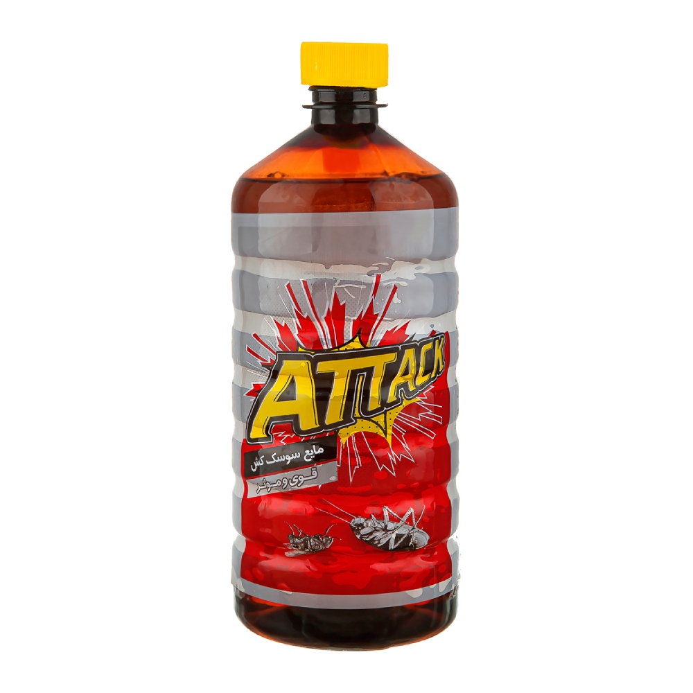 مایع سوسک کش اتک Attack مدل Black قوی و موثر حجم 1000 میل مدل 1