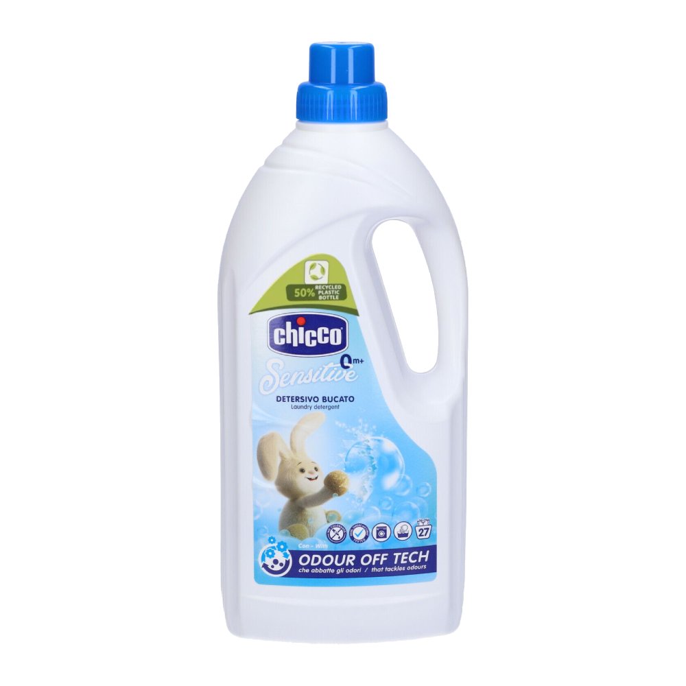 مایع لباسشویی کودک Chicco مدل Sensitive رایحه ملایم وزن 1500 گرم مدل 1