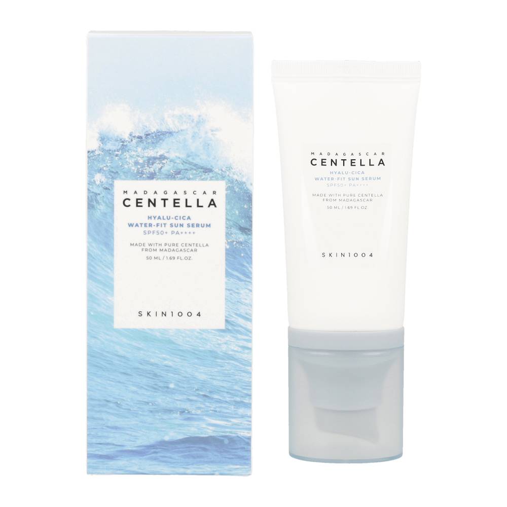 ضد آفتاب Madagascar Centella مدل Skin 1004 حاوی SPF50 حجم 50 میل مدل 1