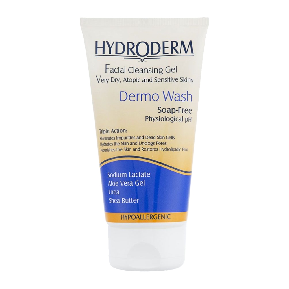ژل شستشو صورت هیدرودرم Hydroderm مدل Dry Skin مناسب پوست خشک حجم 150 میل مدل 1
