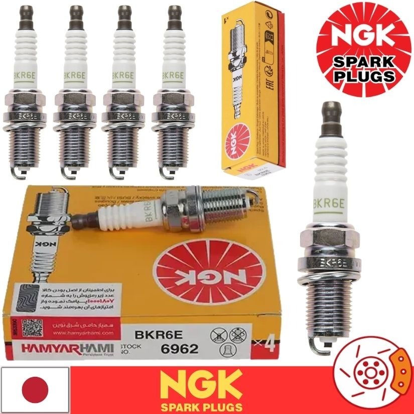 شمع موتور پراید انژکتور پایه کوتاه نیکلی ان جی کی NGK 6962