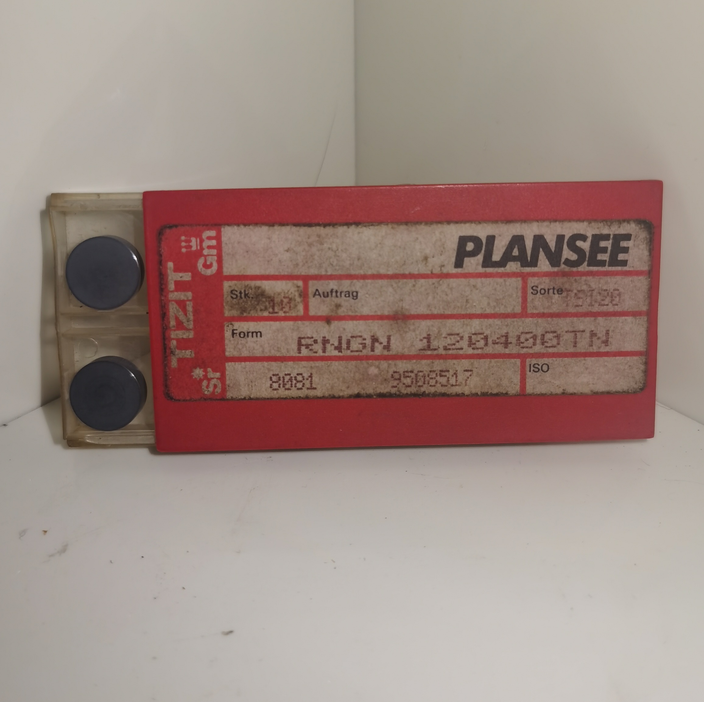 اینسرت سرامیکی برند PLANSEE با مشخصات RNGN 120400TN
