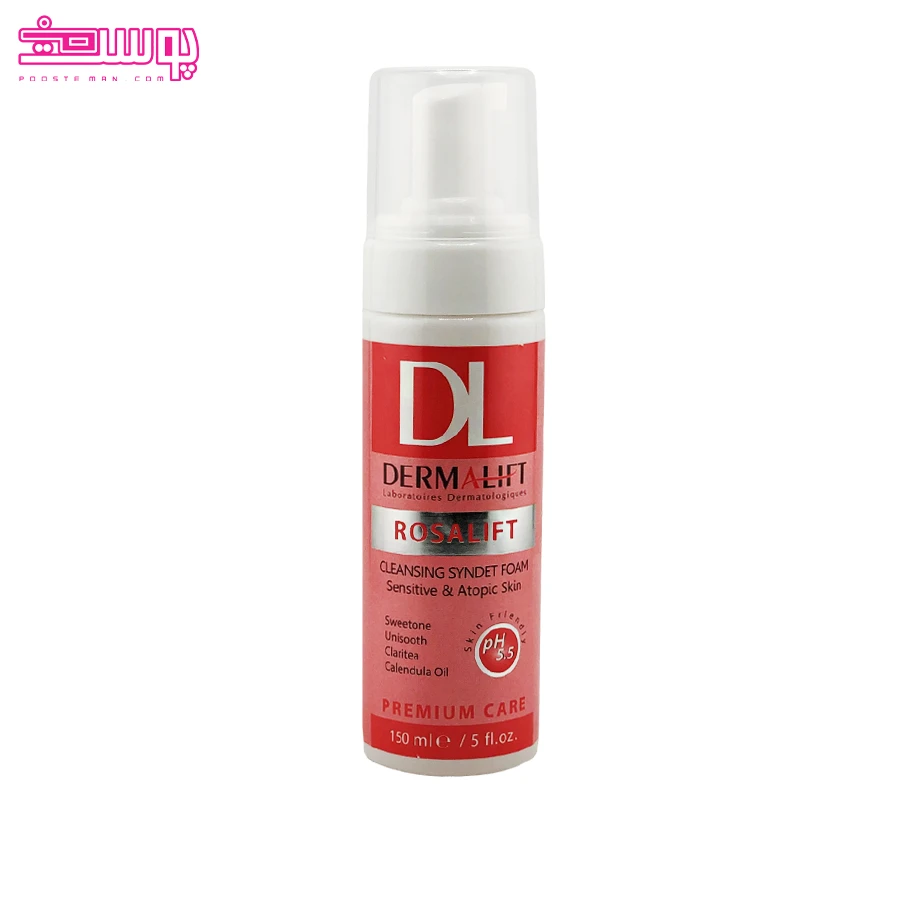 فوم شستشوی صورت رزالیفت درمالیفت حجم 150ml