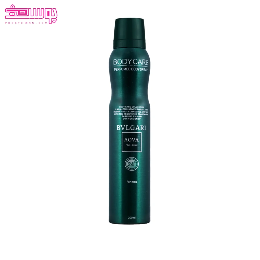 اسپری بدن مردانه بادی کر مدل بولگاری آکوا حجم 200ml
