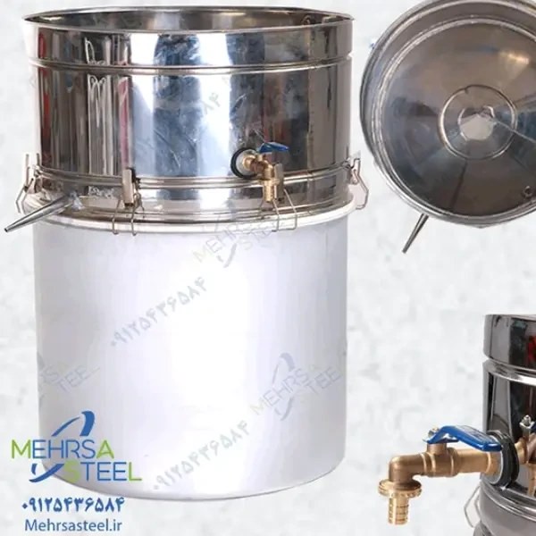 گلابگیر سنتی استیل 60 لیتری