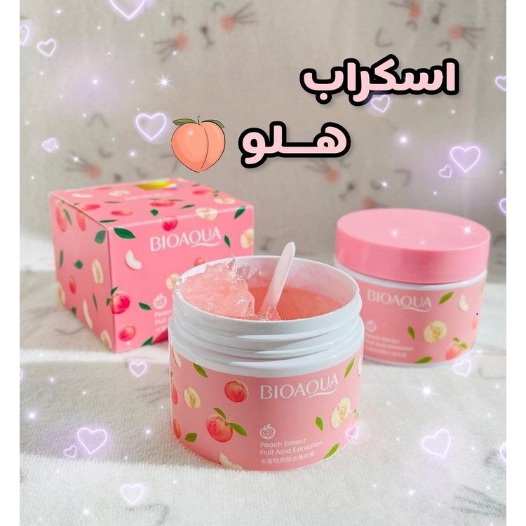 اسکراب و لایه بردار صورت و بدن ژله ای رایحه هلو حجم 140 میلی لیتر اورجینال
