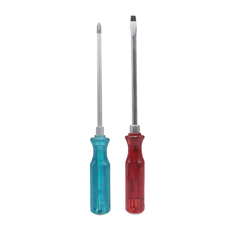 پیچ گوشتی ضربه خور مدل YP-2SO 4SO-BS REX-26CM مجموعه 2 عددی