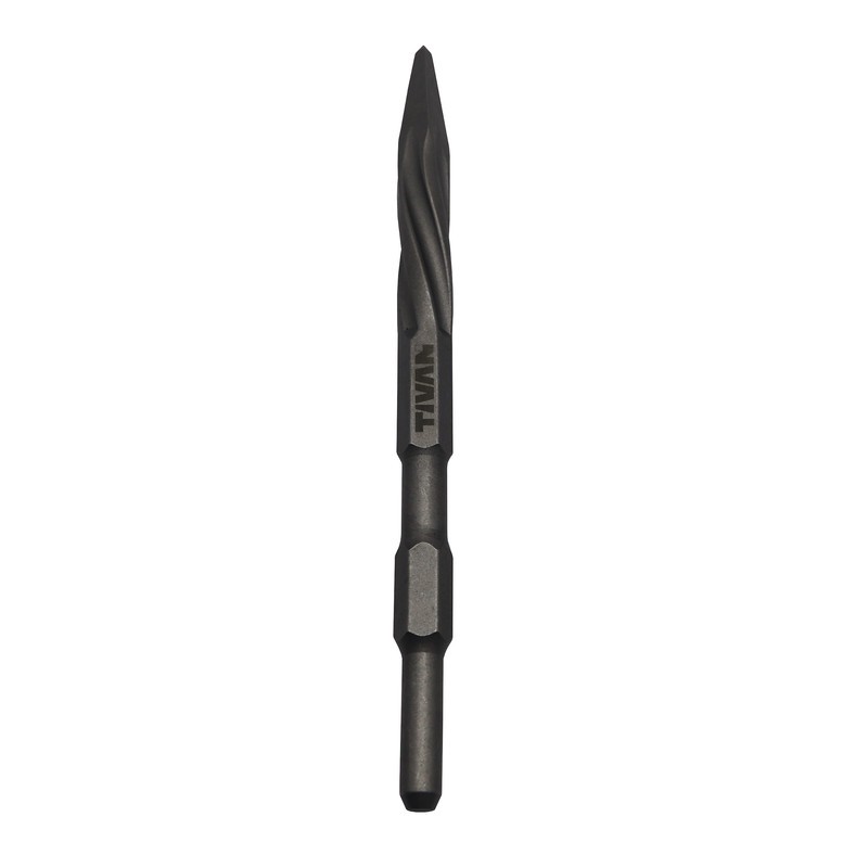 قلم شش گوش بتن کن تیوان مدل نوک تیز مارپیچ کد YP-MARPICH-PLUS-17 280MMسایز 28 سانتی متر